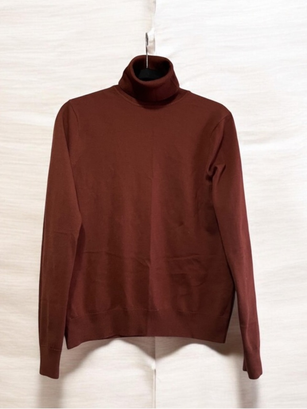 Sandro France Paris Tuttleneck Burgundy Sweater Size S